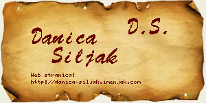 Danica Šiljak vizit kartica
